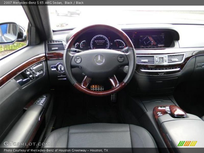 Black / Black 2007 Mercedes-Benz S 65 AMG Sedan