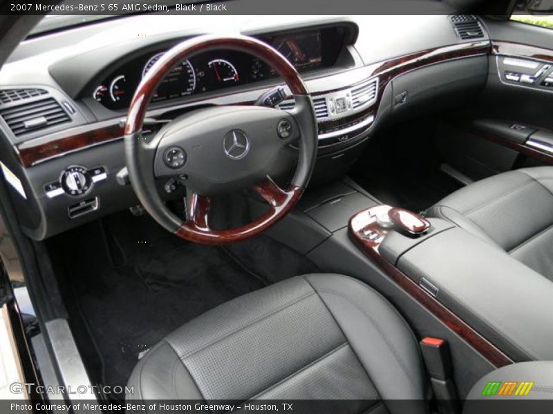  2007 S 65 AMG Sedan Black Interior