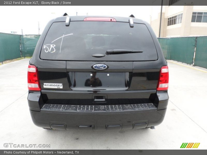 Ebony Black / Stone 2012 Ford Escape XLT