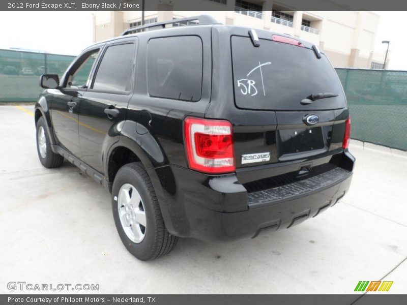 Ebony Black / Stone 2012 Ford Escape XLT