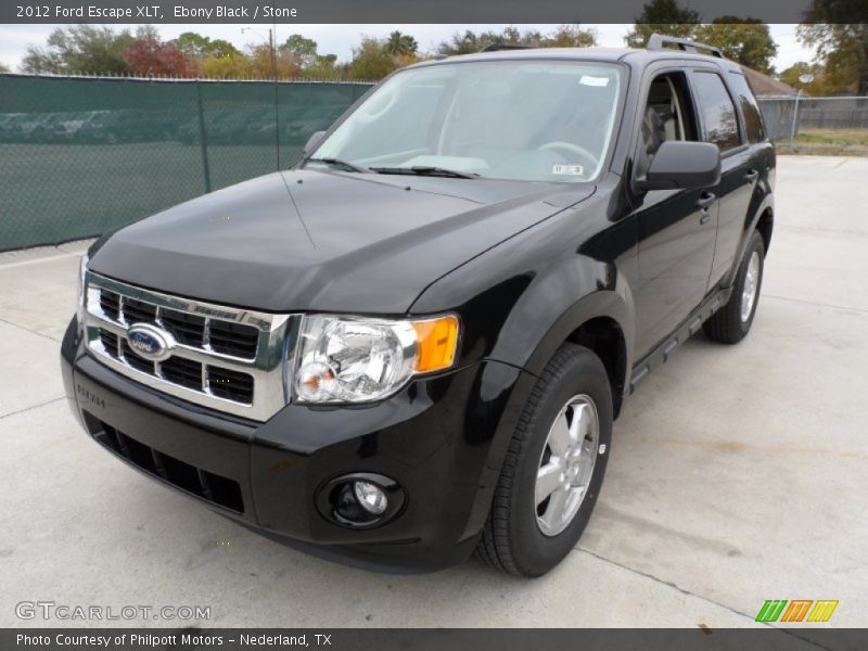 Ebony Black / Stone 2012 Ford Escape XLT