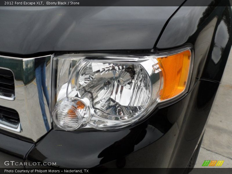 Ebony Black / Stone 2012 Ford Escape XLT