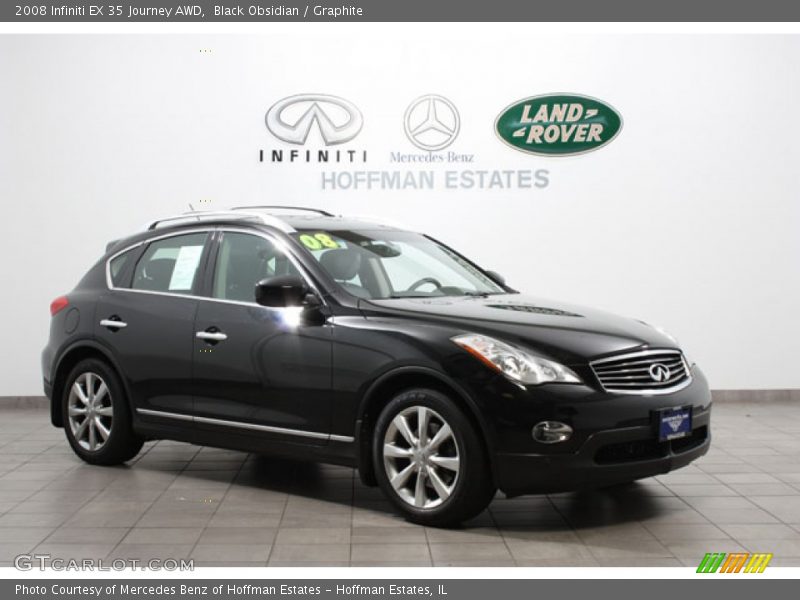 Black Obsidian / Graphite 2008 Infiniti EX 35 Journey AWD