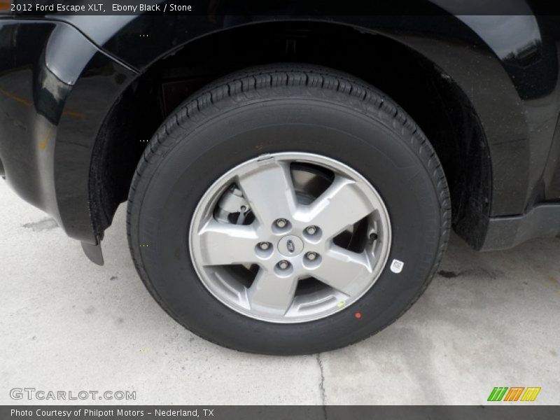 Ebony Black / Stone 2012 Ford Escape XLT