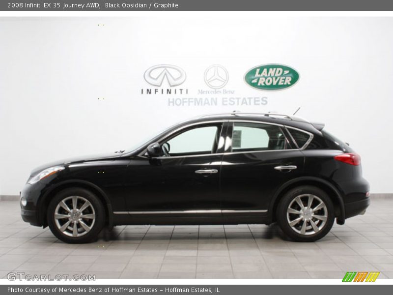 Black Obsidian / Graphite 2008 Infiniti EX 35 Journey AWD