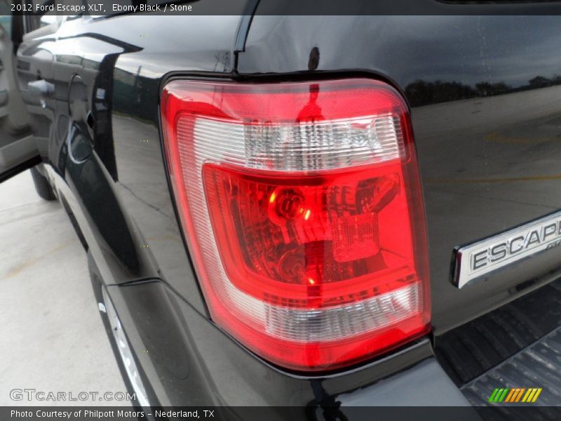 Ebony Black / Stone 2012 Ford Escape XLT