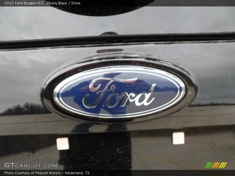 Ebony Black / Stone 2012 Ford Escape XLT