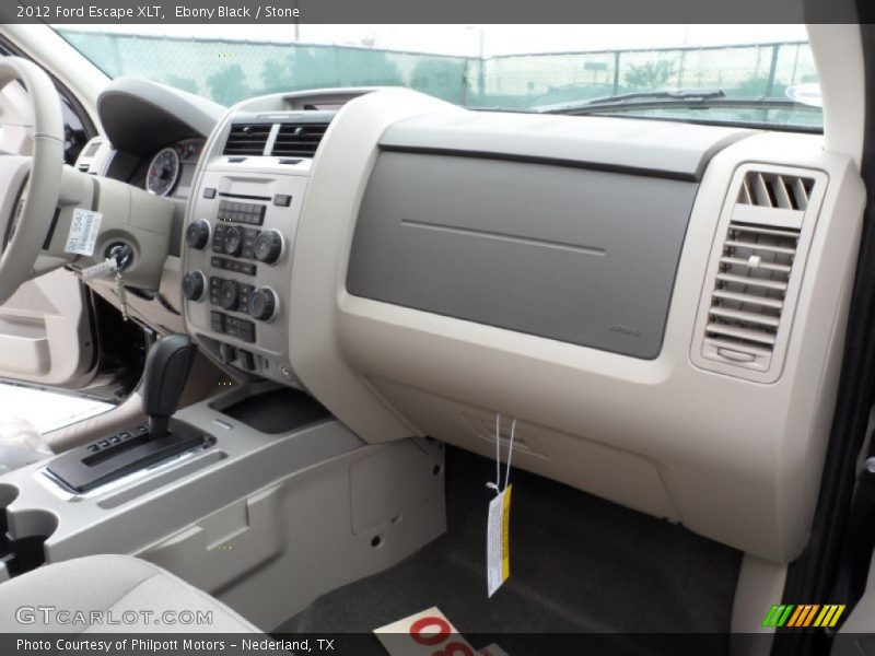 Ebony Black / Stone 2012 Ford Escape XLT