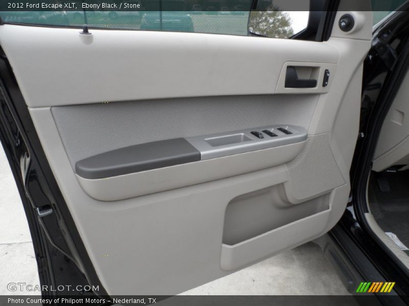 Ebony Black / Stone 2012 Ford Escape XLT