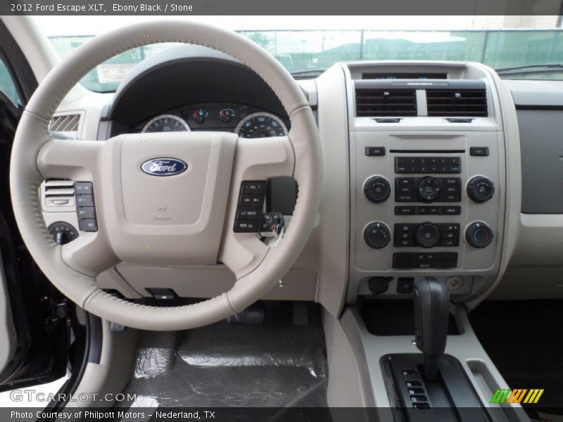 Ebony Black / Stone 2012 Ford Escape XLT