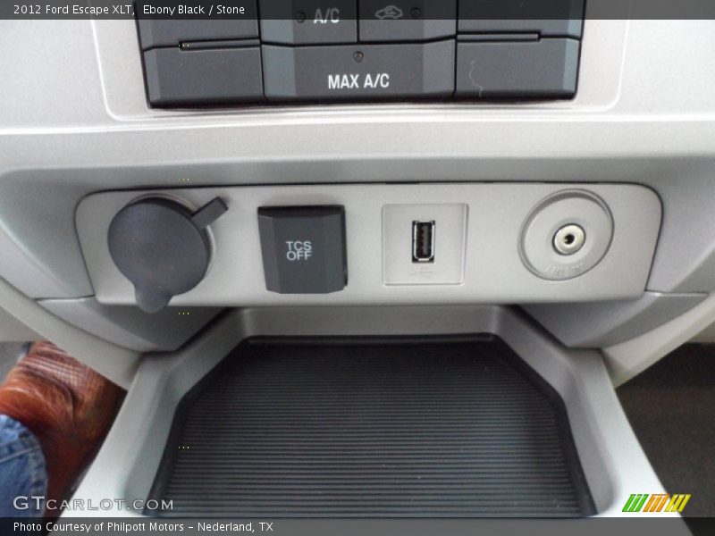 Ebony Black / Stone 2012 Ford Escape XLT