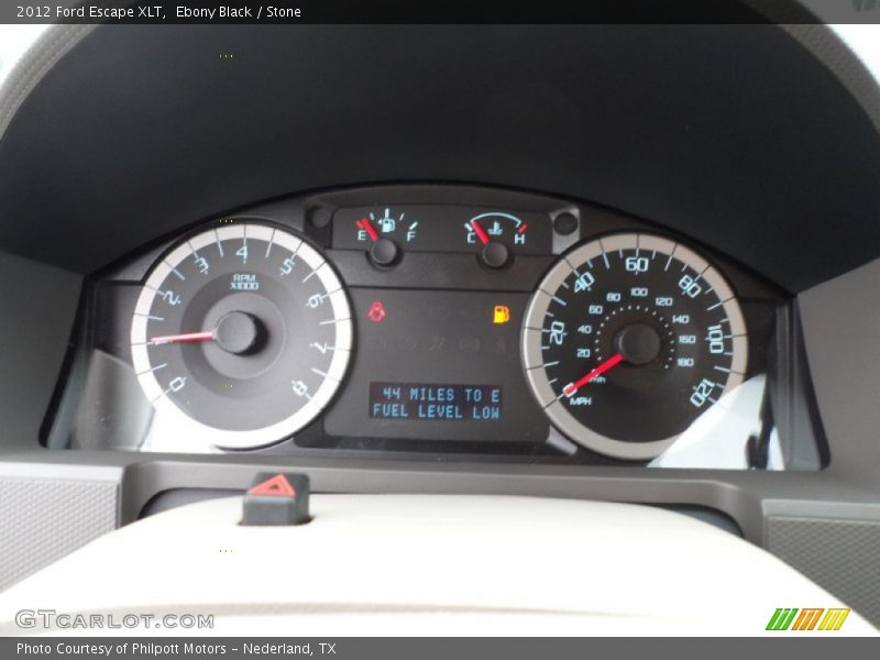 Ebony Black / Stone 2012 Ford Escape XLT