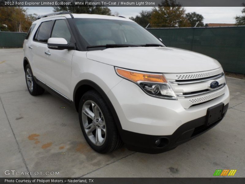 Front 3/4 View of 2012 Explorer Limited EcoBoost