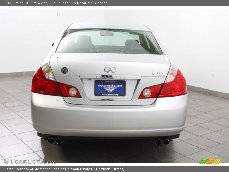 Liquid Platinum Metallic / Graphite 2007 Infiniti M 35x Sedan