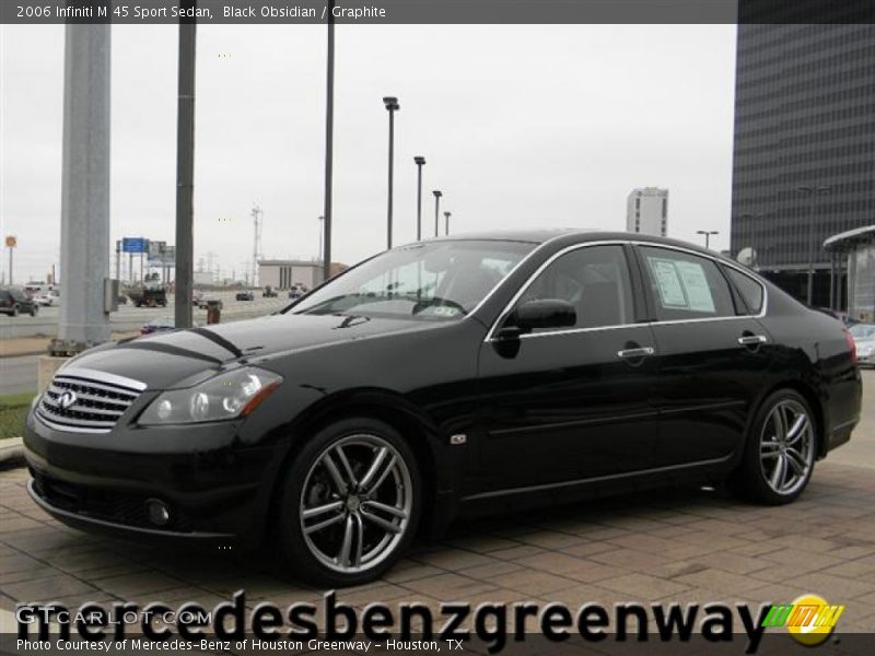 Black Obsidian / Graphite 2006 Infiniti M 45 Sport Sedan