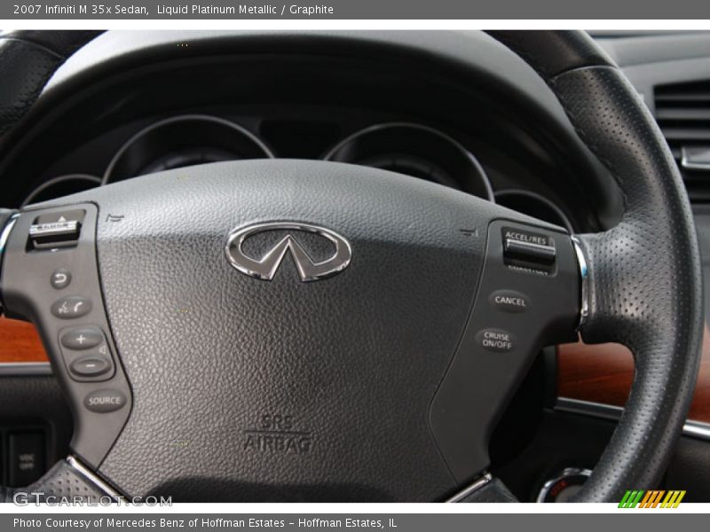 Liquid Platinum Metallic / Graphite 2007 Infiniti M 35x Sedan