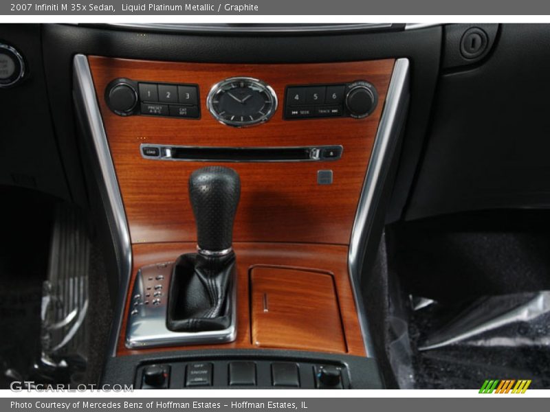 Liquid Platinum Metallic / Graphite 2007 Infiniti M 35x Sedan