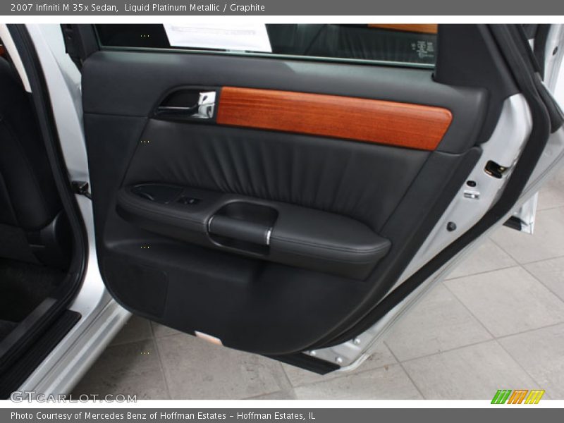 Liquid Platinum Metallic / Graphite 2007 Infiniti M 35x Sedan