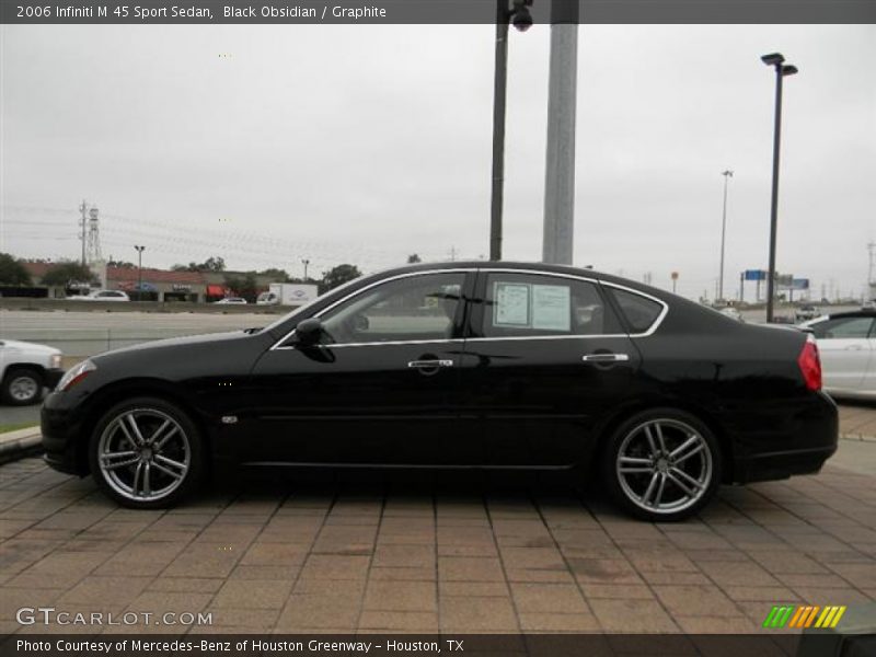 Black Obsidian / Graphite 2006 Infiniti M 45 Sport Sedan