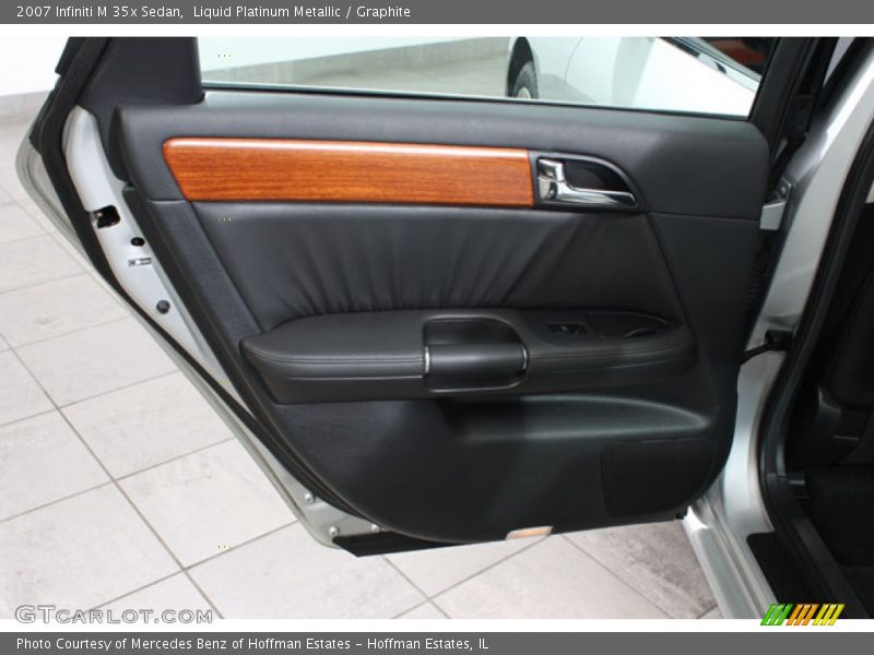 Liquid Platinum Metallic / Graphite 2007 Infiniti M 35x Sedan