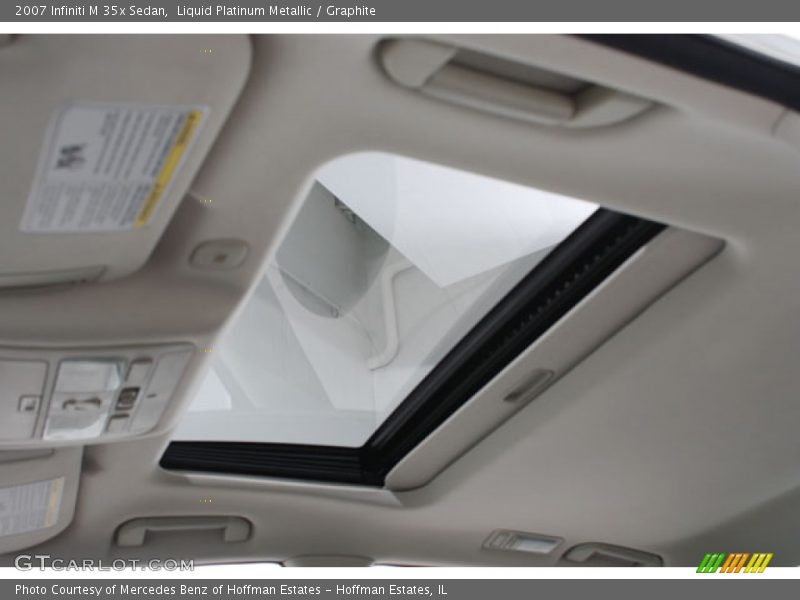 Liquid Platinum Metallic / Graphite 2007 Infiniti M 35x Sedan