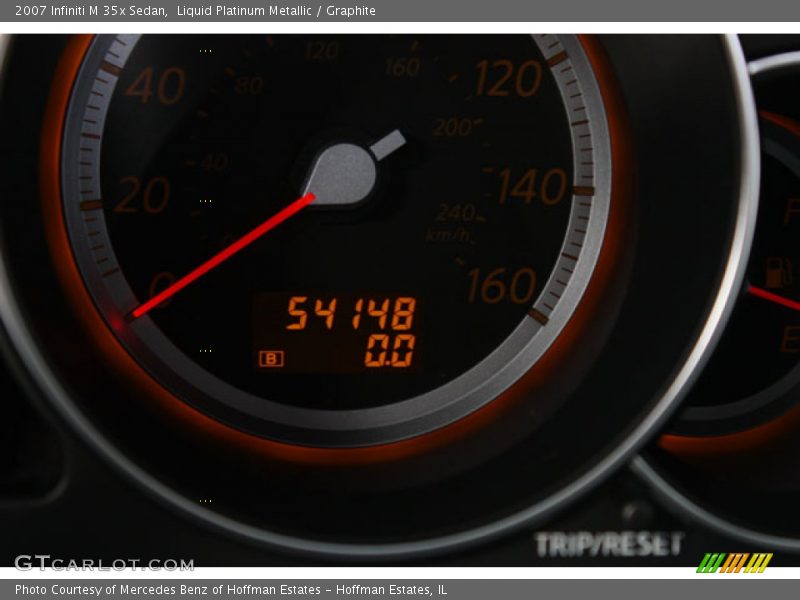 Liquid Platinum Metallic / Graphite 2007 Infiniti M 35x Sedan