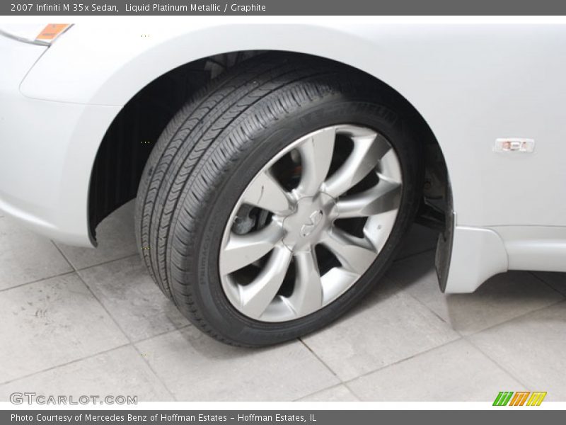 Liquid Platinum Metallic / Graphite 2007 Infiniti M 35x Sedan