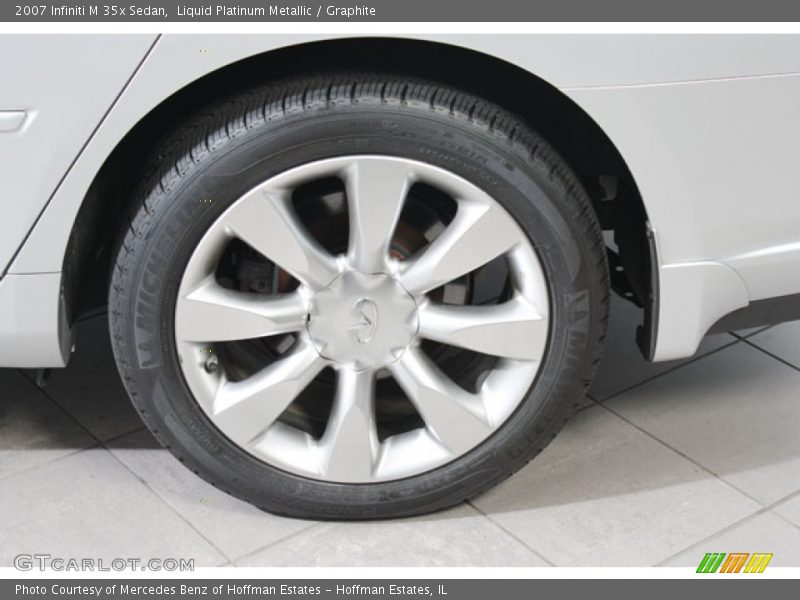 Liquid Platinum Metallic / Graphite 2007 Infiniti M 35x Sedan