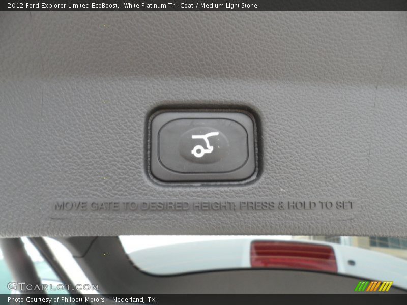 White Platinum Tri-Coat / Medium Light Stone 2012 Ford Explorer Limited EcoBoost