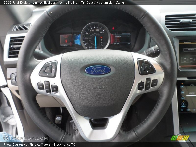  2012 Explorer Limited EcoBoost Steering Wheel