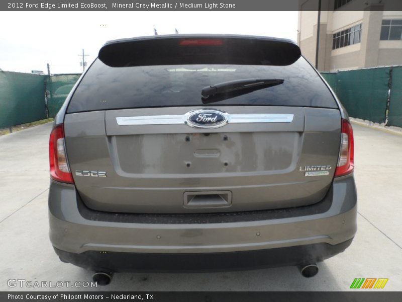 Mineral Grey Metallic / Medium Light Stone 2012 Ford Edge Limited EcoBoost