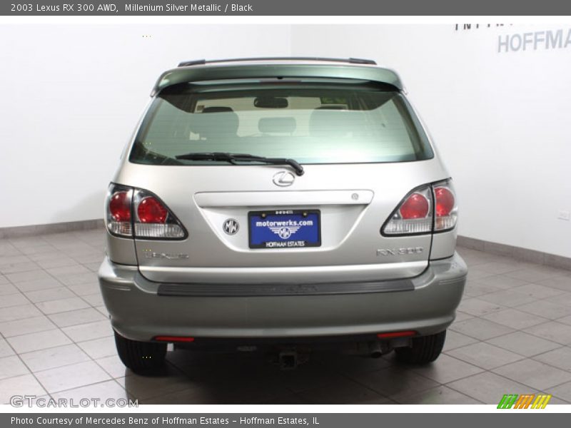 Millenium Silver Metallic / Black 2003 Lexus RX 300 AWD