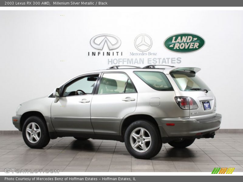Millenium Silver Metallic / Black 2003 Lexus RX 300 AWD
