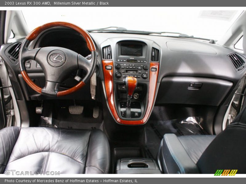 Millenium Silver Metallic / Black 2003 Lexus RX 300 AWD