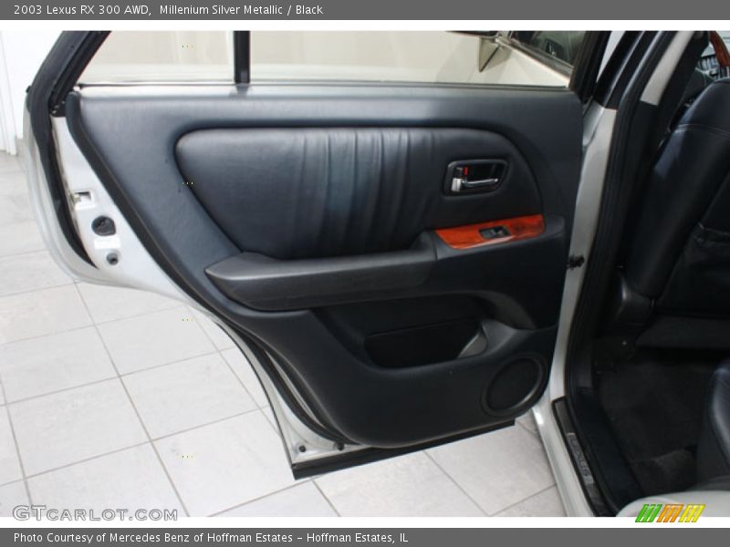Millenium Silver Metallic / Black 2003 Lexus RX 300 AWD