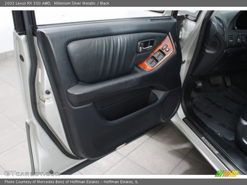 Millenium Silver Metallic / Black 2003 Lexus RX 300 AWD