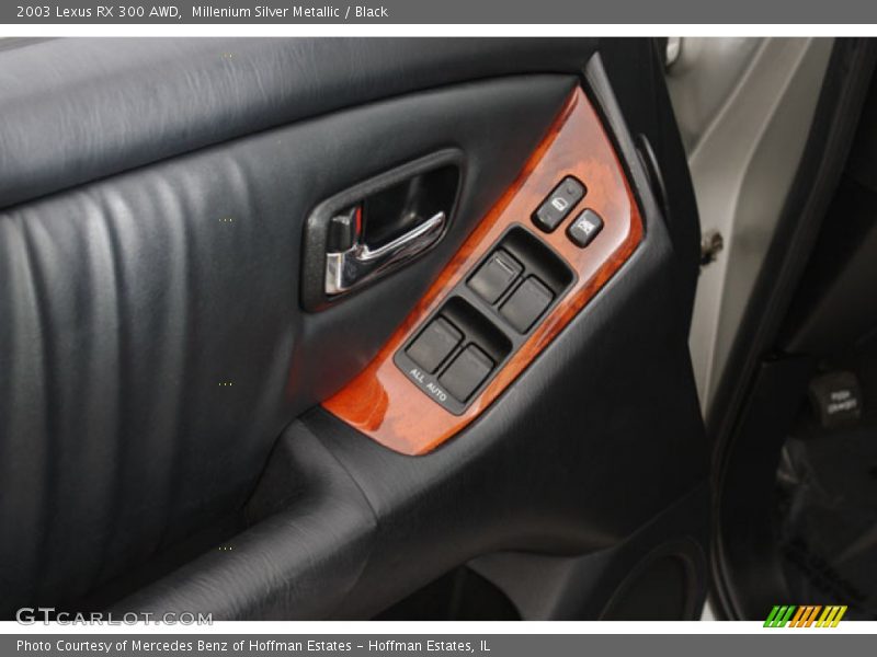 Millenium Silver Metallic / Black 2003 Lexus RX 300 AWD