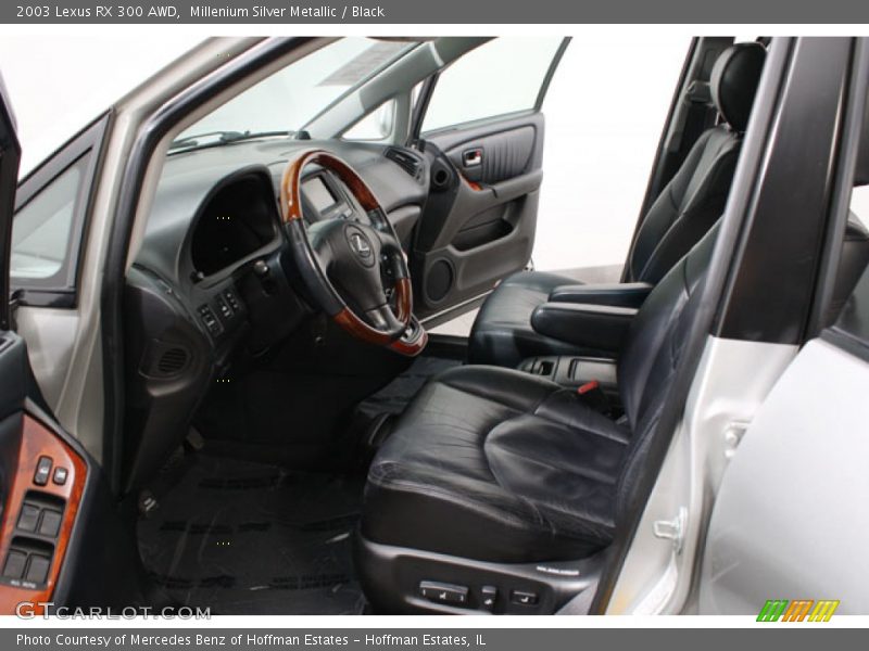Millenium Silver Metallic / Black 2003 Lexus RX 300 AWD