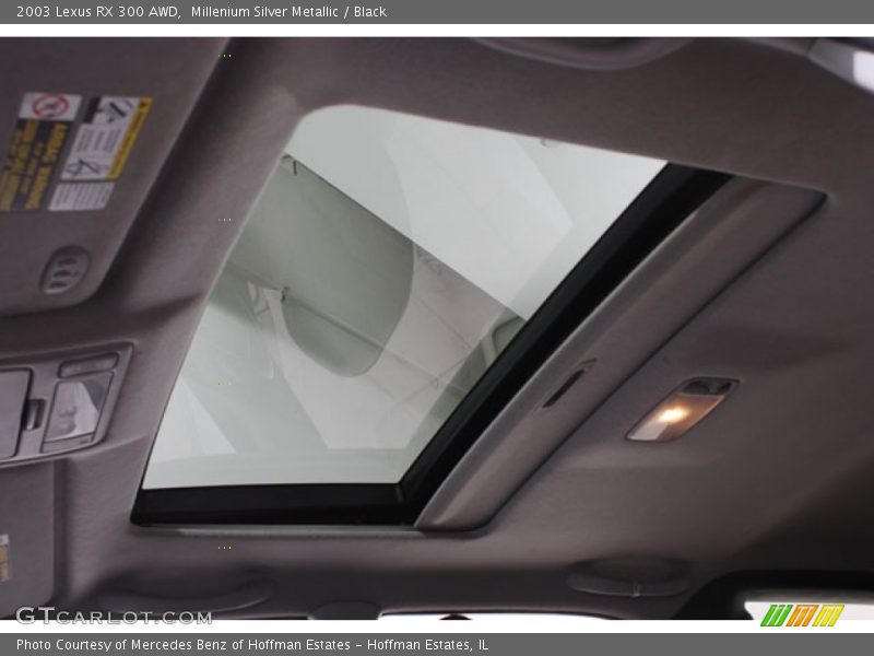 Millenium Silver Metallic / Black 2003 Lexus RX 300 AWD