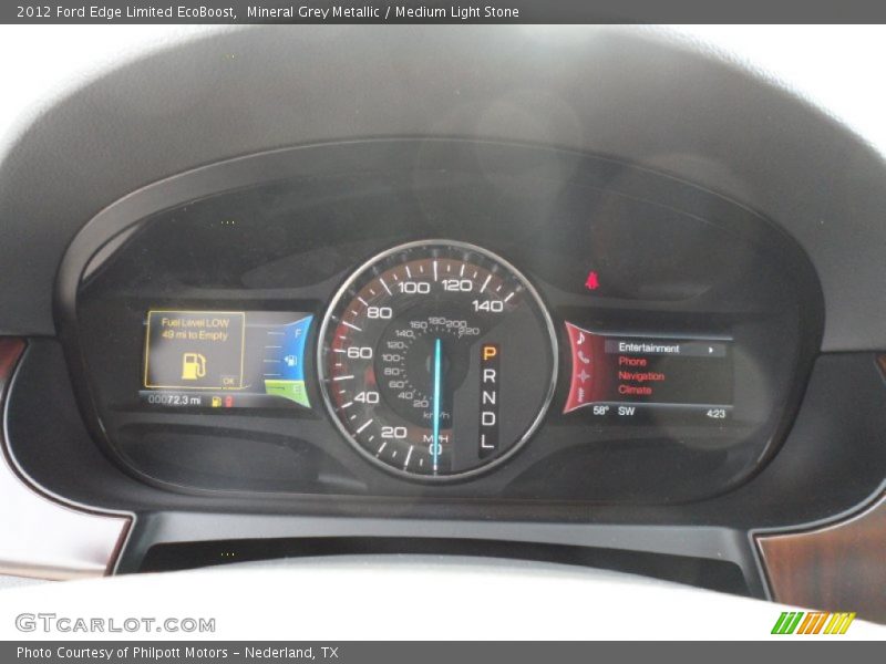  2012 Edge Limited EcoBoost Limited EcoBoost Gauges