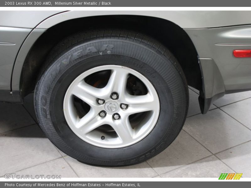 Millenium Silver Metallic / Black 2003 Lexus RX 300 AWD