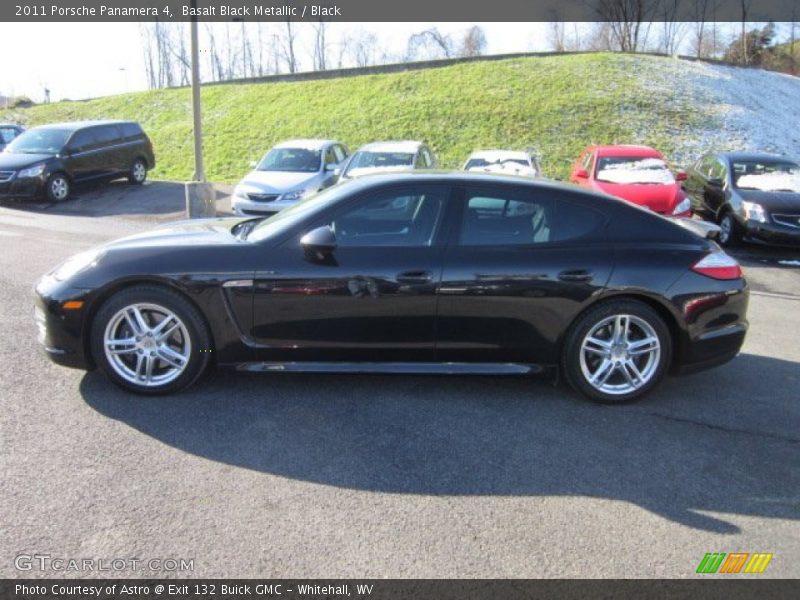 Basalt Black Metallic / Black 2011 Porsche Panamera 4