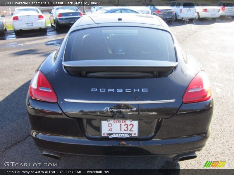 Basalt Black Metallic / Black 2011 Porsche Panamera 4