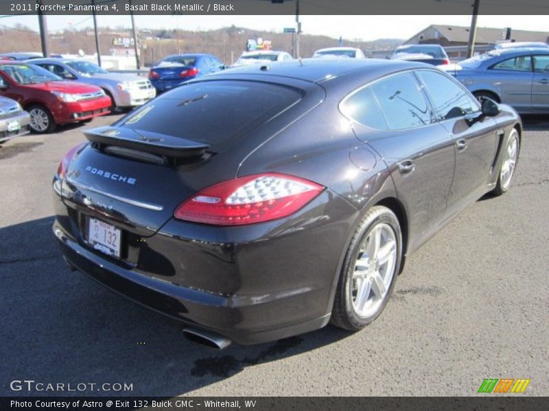 Basalt Black Metallic / Black 2011 Porsche Panamera 4