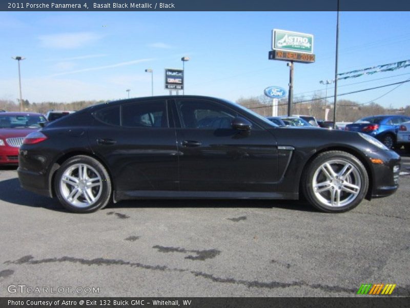 Basalt Black Metallic / Black 2011 Porsche Panamera 4