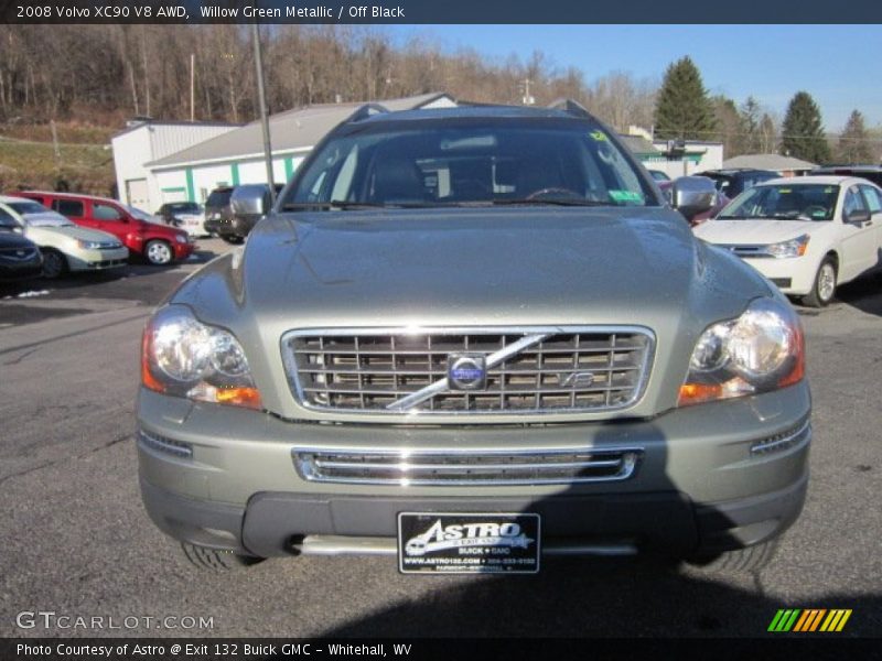 Willow Green Metallic / Off Black 2008 Volvo XC90 V8 AWD