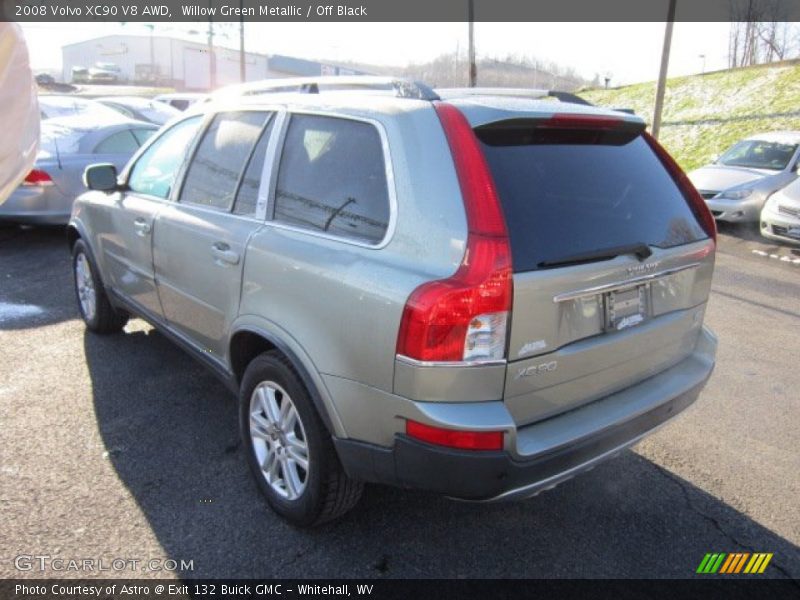 Willow Green Metallic / Off Black 2008 Volvo XC90 V8 AWD