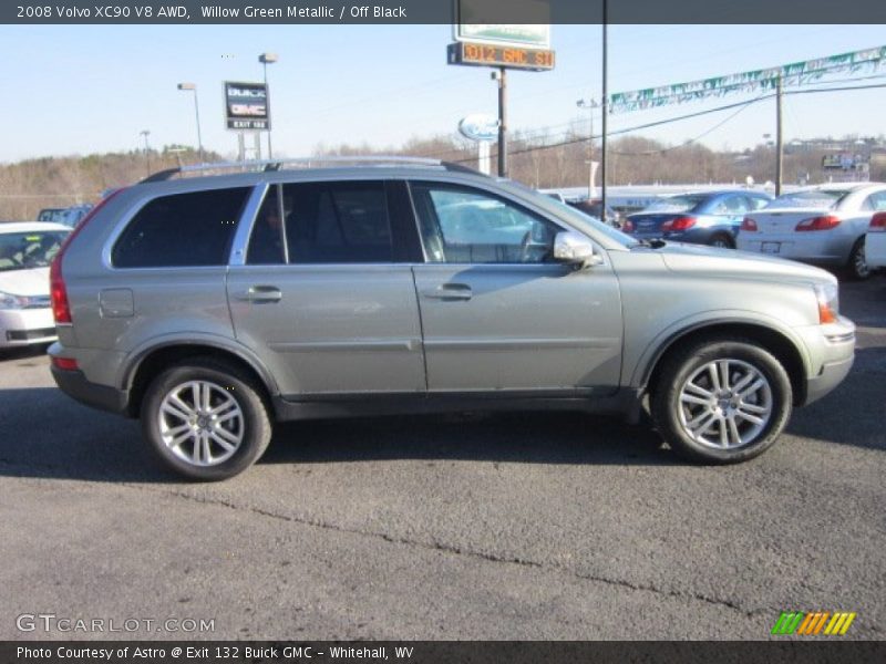 Willow Green Metallic / Off Black 2008 Volvo XC90 V8 AWD