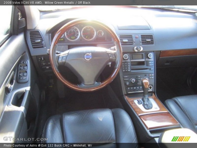 Willow Green Metallic / Off Black 2008 Volvo XC90 V8 AWD