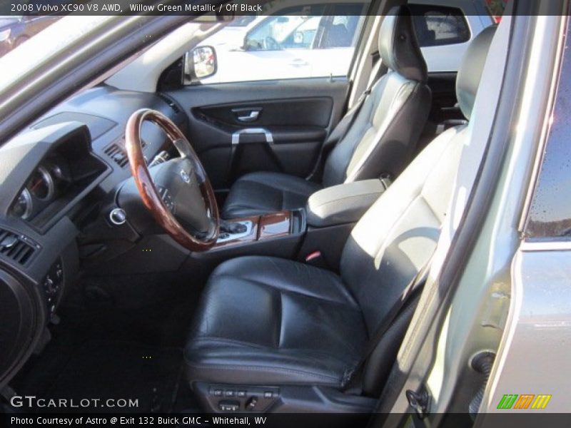 Willow Green Metallic / Off Black 2008 Volvo XC90 V8 AWD